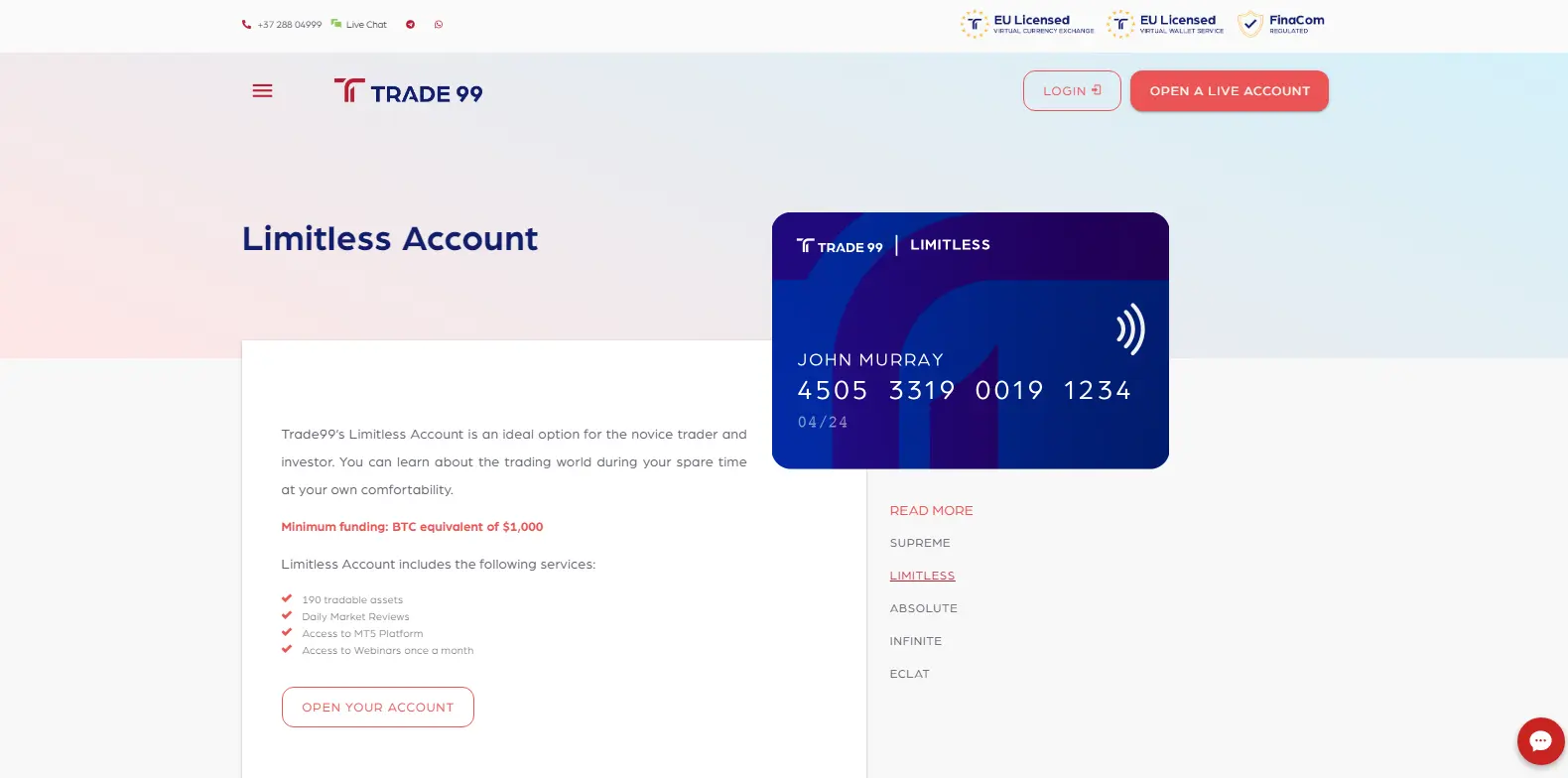 Limitless Account