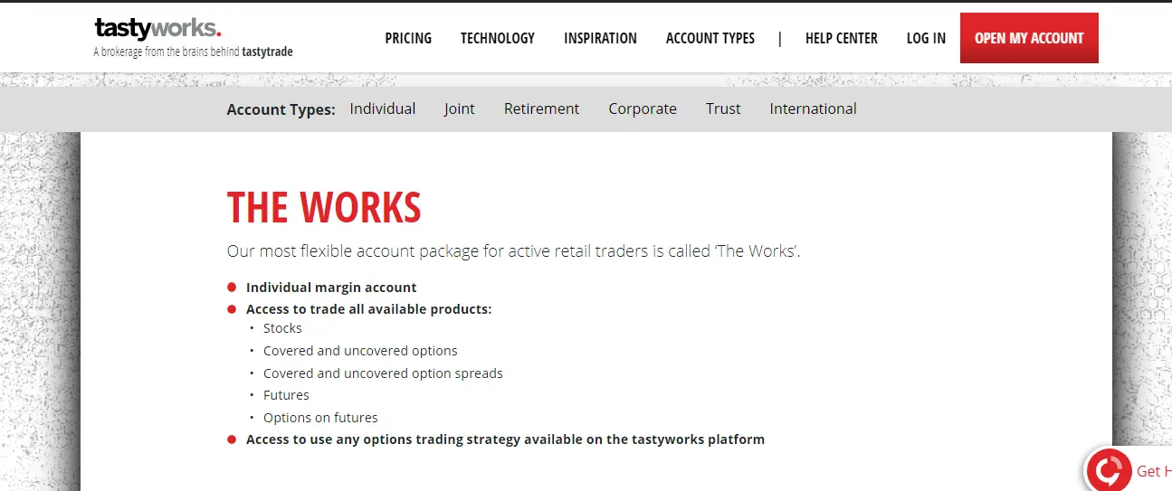 Tastyworks Review - The Work