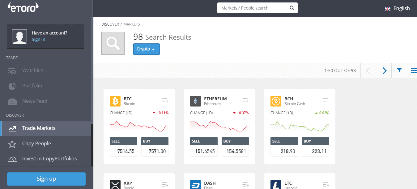 eToro Reviews - Cryptocurrency Tools