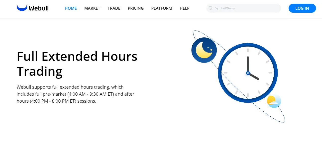 Webull Review - Full Extended Hours Trading