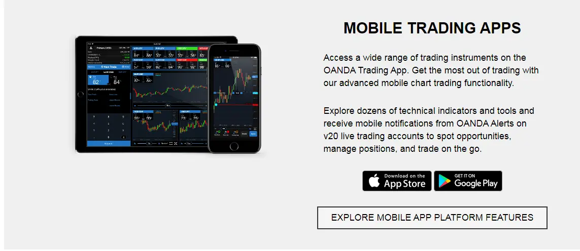 Oanda Reviews - Mobile App