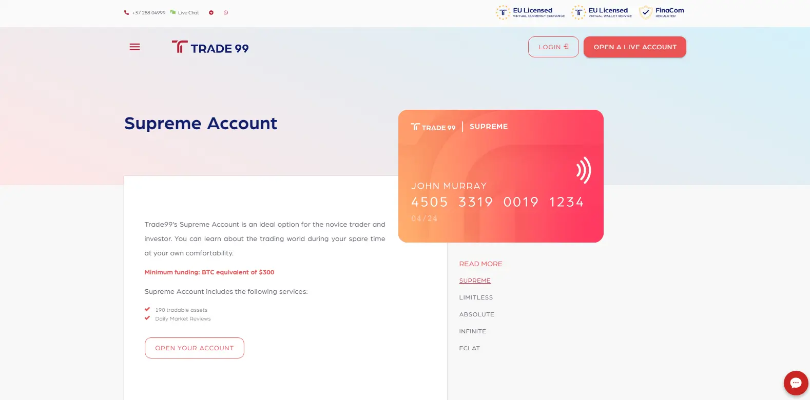 Supreme Account