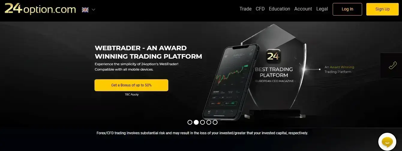 24 option trading platform)