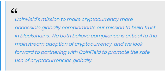 Jason Bonds, Chief Revenue Officer of Chainalysis, stated that