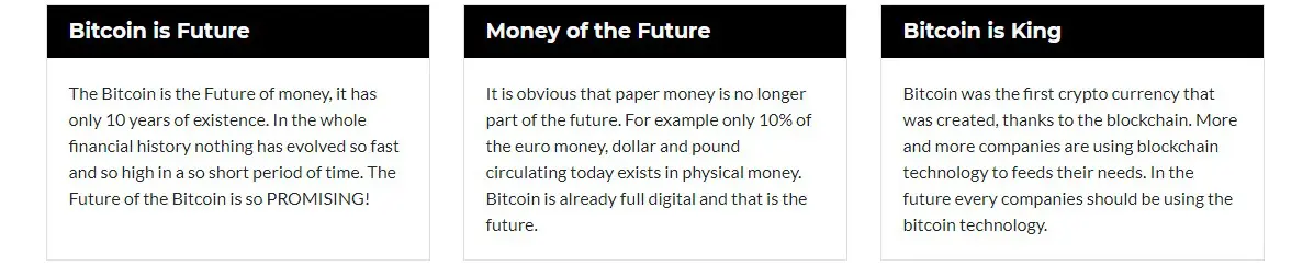 Features of Bitcoin Future
