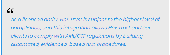 Alessio Quaglini, CEO at Hex Trust, said