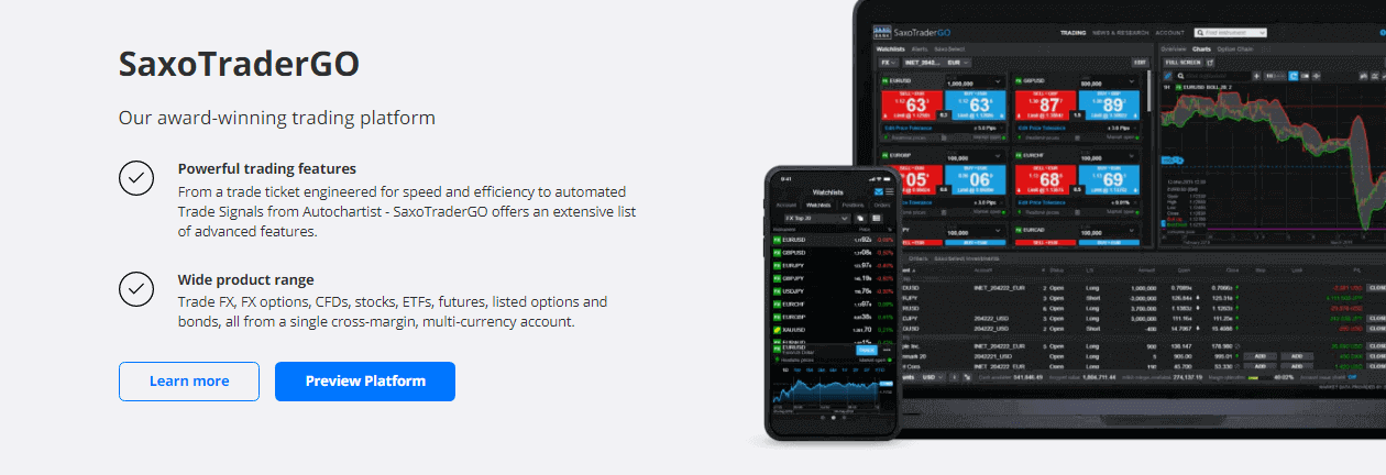 Saxo Bank SaxoTraderGO