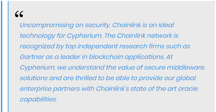 CEO of Cypherium, Sky Guo, said