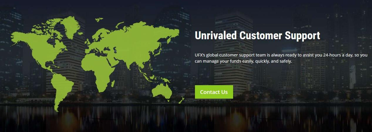 UFX Review - UFX Global Unrivalled Customer Service Section