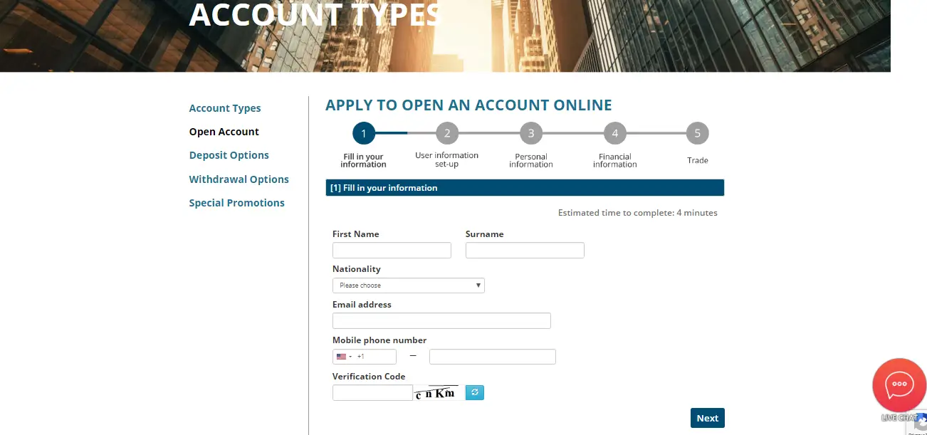 USGFX Reviews – How to Open an Account?