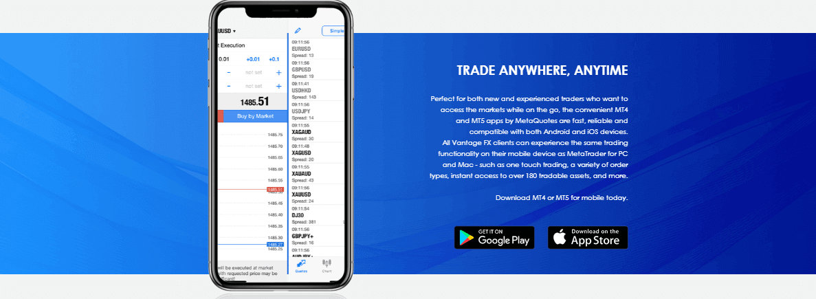 Review Vantage FX – Trade from Anywhere and Anytime