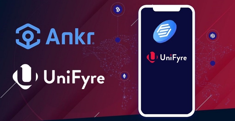 UniFyre Wallet Announces Its First Listing Partnership with Ankr