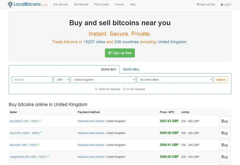 LocalBitcoins - Buy Bitcoins with PayPal