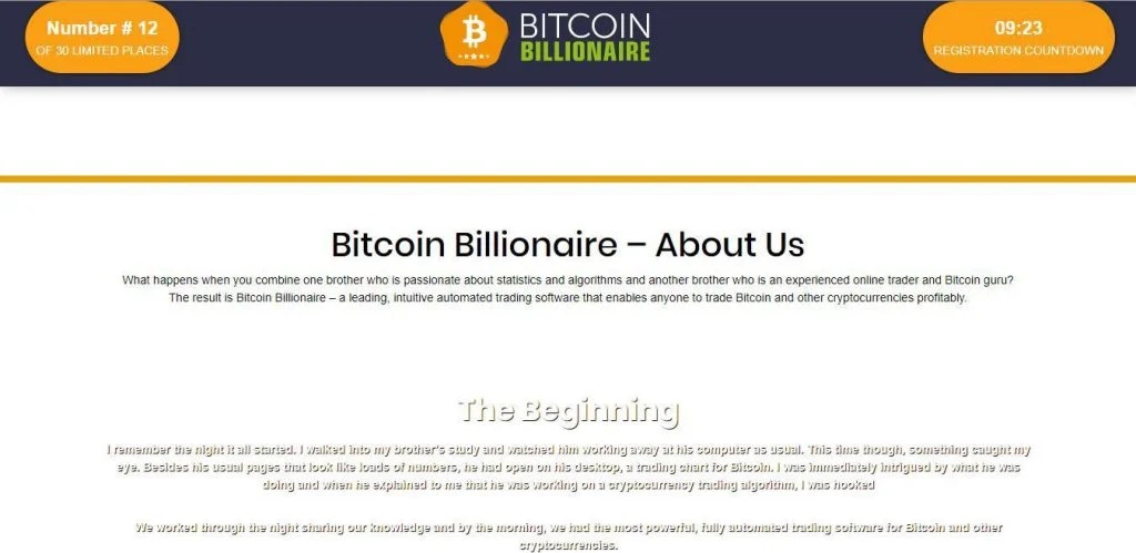 About Bitcoin Billionaire Legit