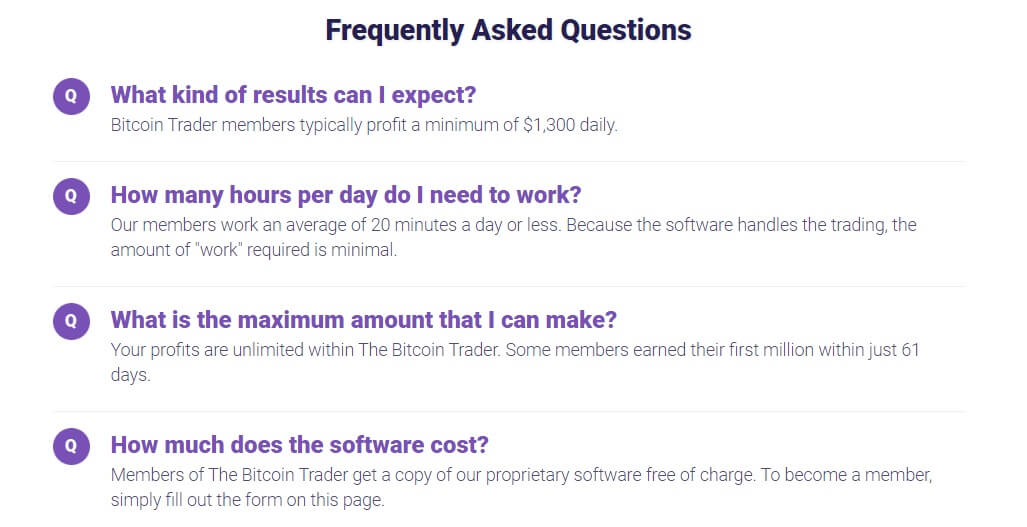 Bitcoin Trader FAQs