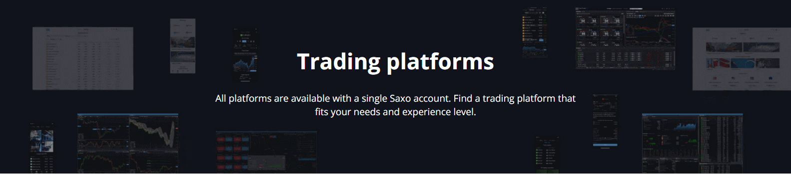 Saxo Bank Trading Platform