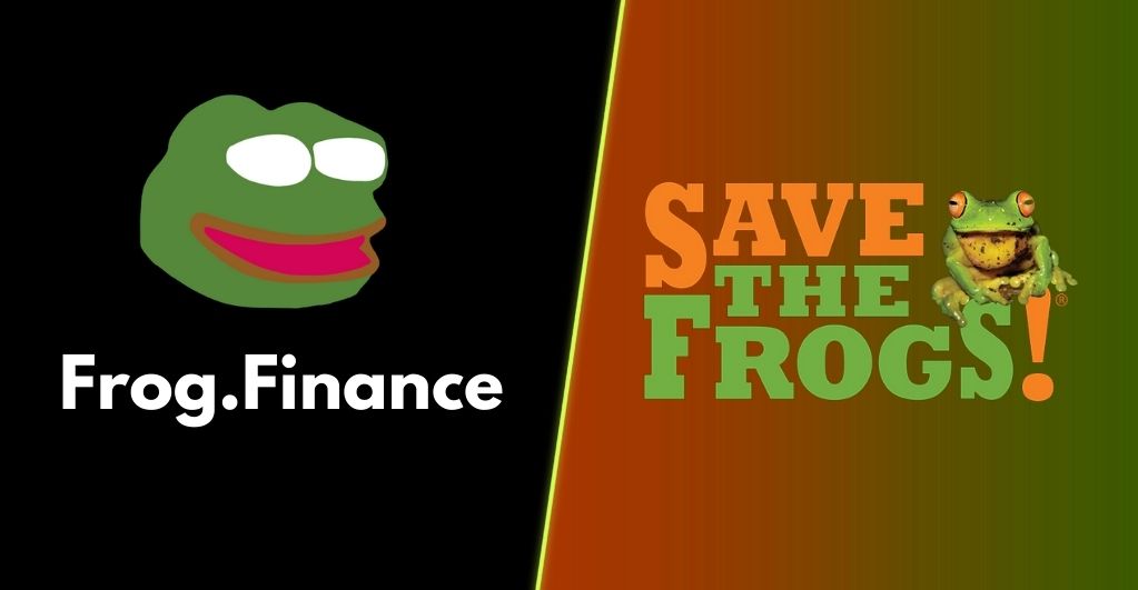 FROG.FINANCE Teams up with SAVE THE FROGS!