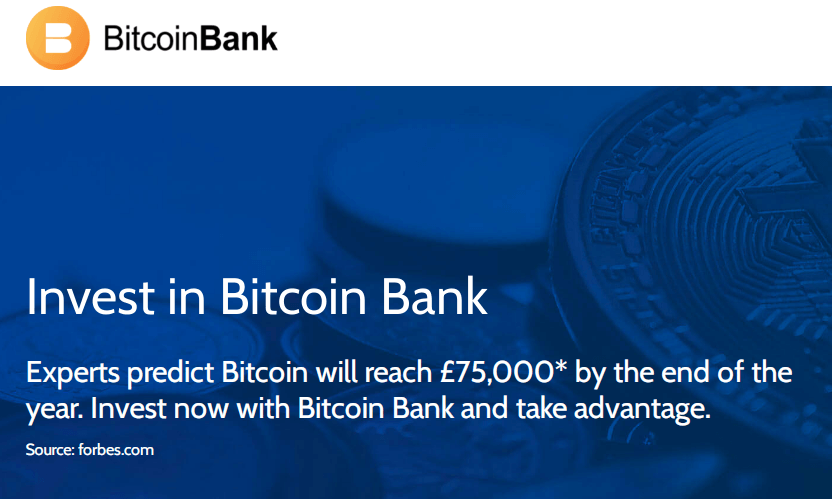 Bitcoin Bank Investment