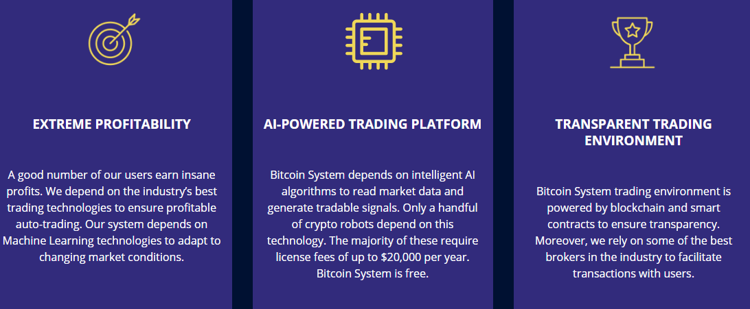 Bitcoin System Features