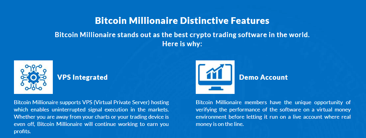 Bitcoin Millionaire Distinctive Features