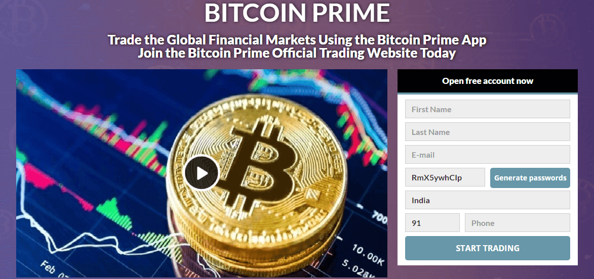 Bitcoin Prime Sign Up