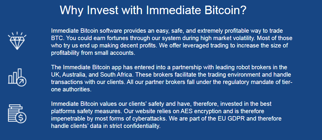 Immediate Bitcoin - Why Invest?