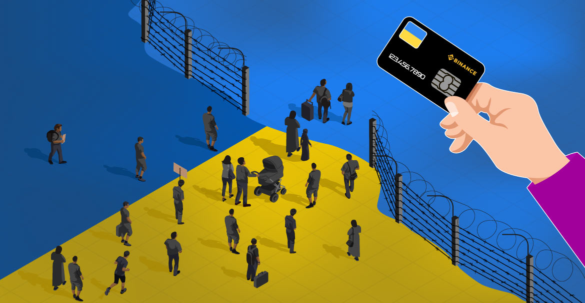 Binance Launching Refugee Crypto Card for Ukrainians