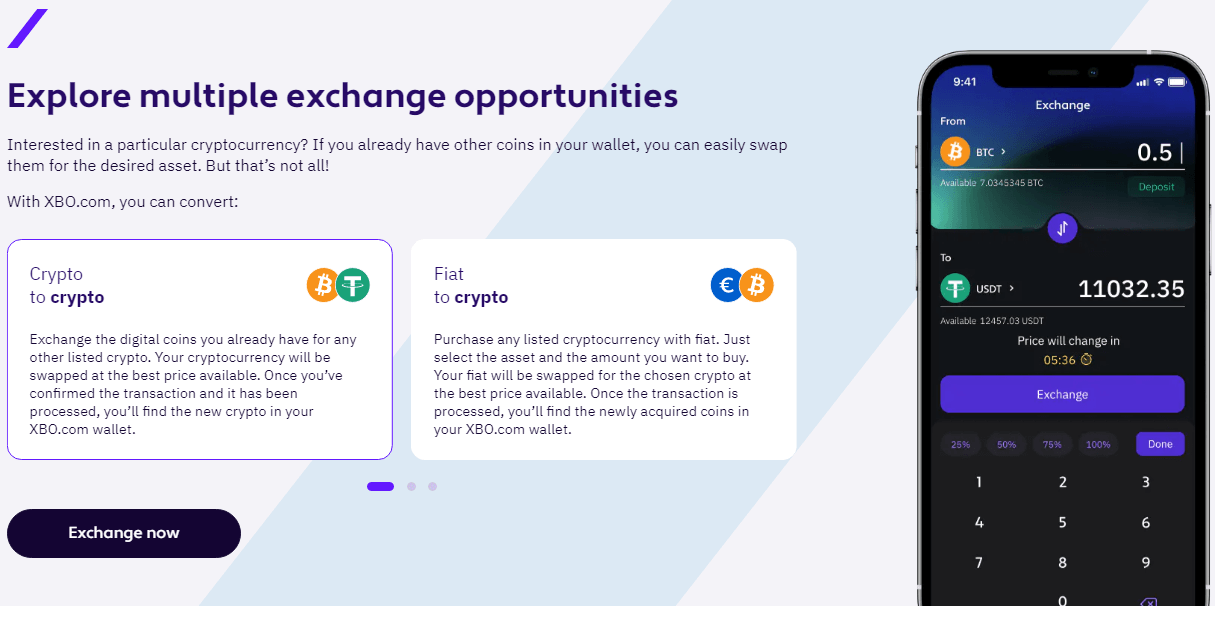 XBO.com Multiple Exchange Opportunities