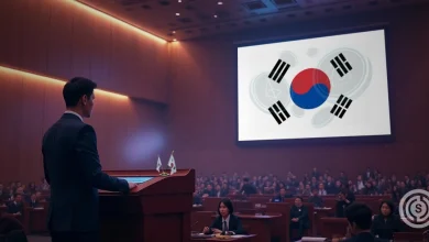 South Korea to Unveil Strict Stablecoin Rules, Banks Court Circle CEO