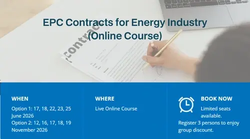 EPC Contracts for Energy Industry (Summer Session)