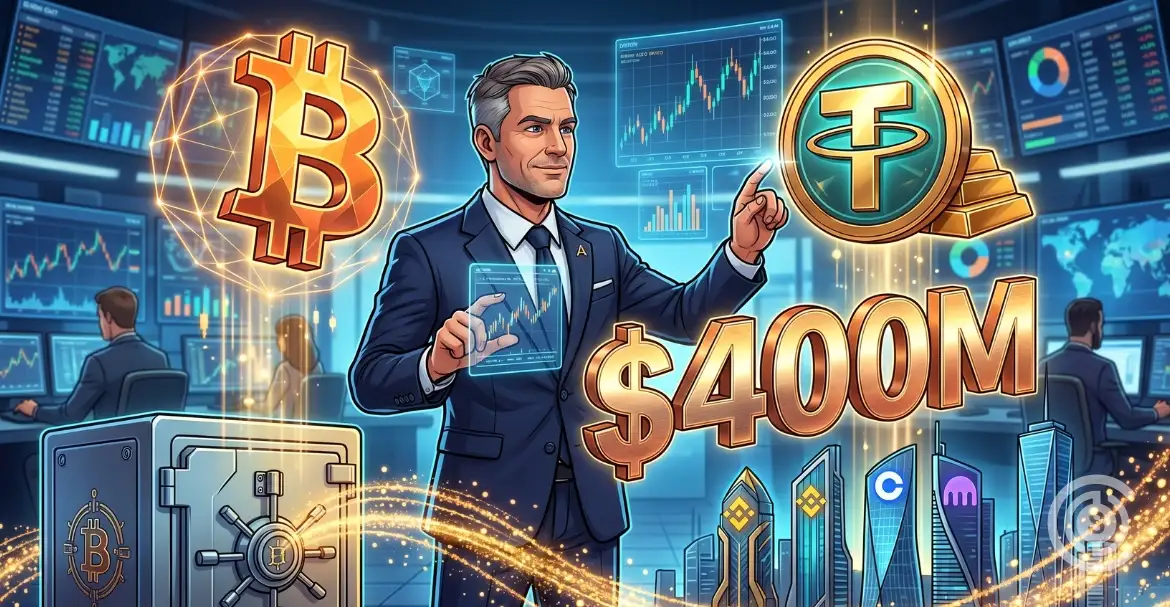 Abraxas Capital Shifts $400M in BTC and XAUT to Major Exchanges