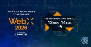 WebX 2026 Returns to Tokyo, Bringing Global Leaders Together at a Defining Moment for Japan’s Web3 Economy