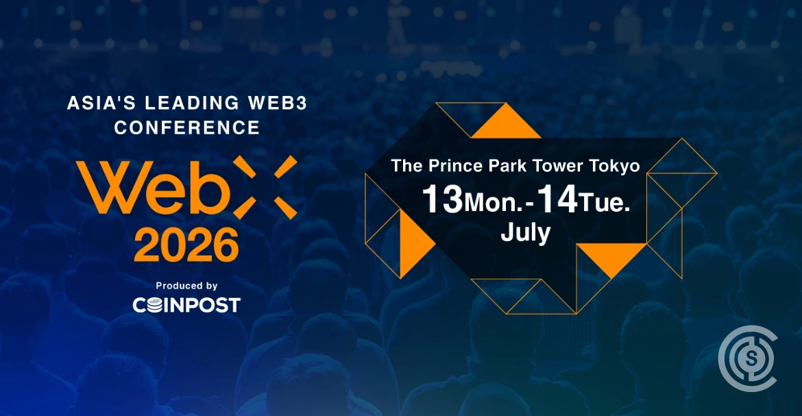 WebX 2026 Returns to Tokyo, Bringing Global Leaders Together at a Defining Moment for Japan’s Web3 Economy