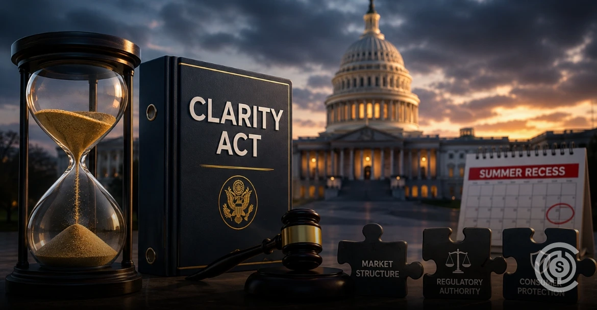 CLARITY Act Faces Tight Deadline as Senate Heads Toward Summer Recess with Key Issues Still Unresolved